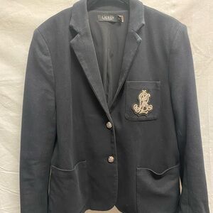 Women's Ralph Lauren Classic Black Jacket. Size XL